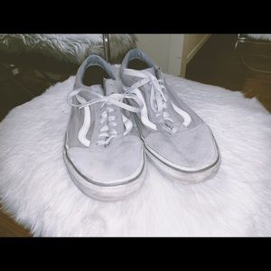 grey suede vans